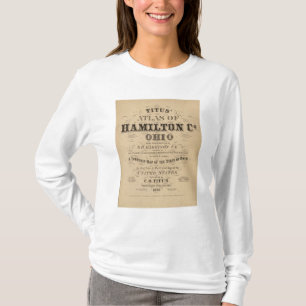 Camiseta Página de título del atlas del condado de Hamilt