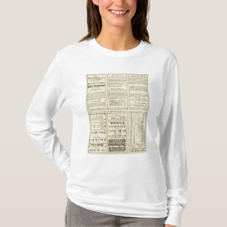 Camiseta Página del texto del ferrocarril de St. Louis y de
