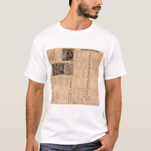 Camiseta Página del texto del ferrocarril del valle de