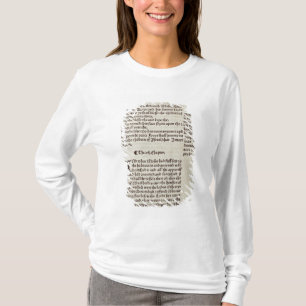 Camiseta Página del texto del viejo testamento