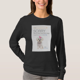 Camiseta Página Perro 404 de la tienda en línea maltesa Eco