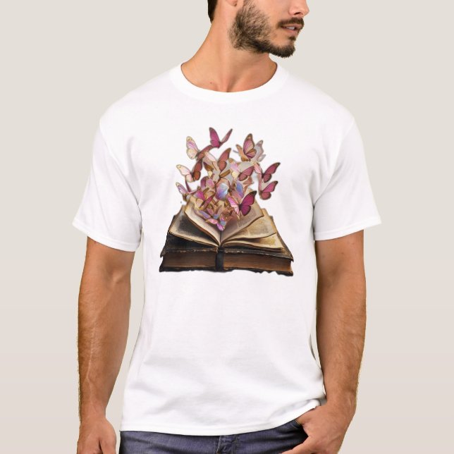 Camiseta Páginas encantadas (Anverso)