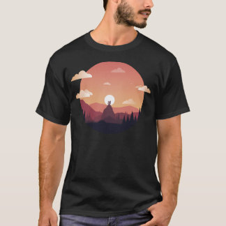 Camiseta Pagoda del Atardecer Activa
