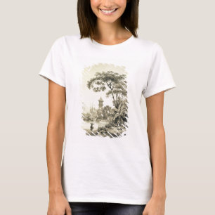 Camiseta Pagoda en el canal Macao-Cantón, plato 21 de