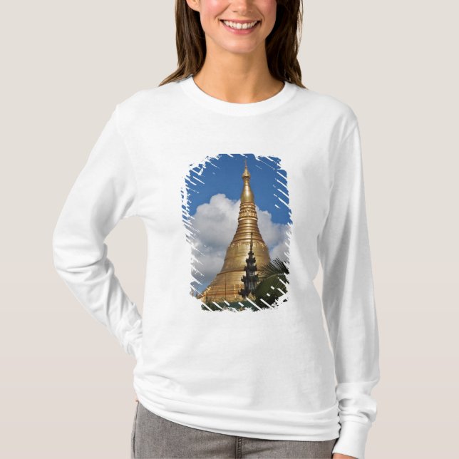 Camiseta Pagoda Shwedagon, Yangon, Myanmar (Anverso)