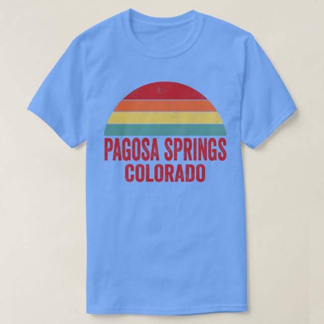Camiseta Pagosa Springs Colorado (Diseño del anverso)