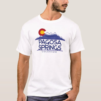Camiseta Pagosa Springs Colorado wood mountains shirt