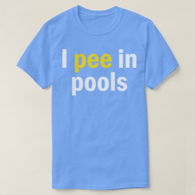 Camiseta Pagué En Las Piscinas (Diseño del anverso)