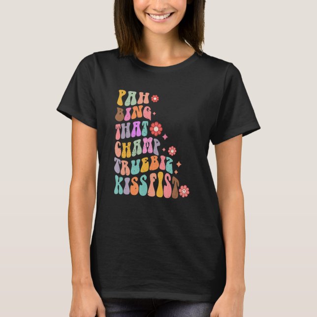 Camiseta Pah Bing Que Champ Truebiz Rótulo Lenguaje Sordo C (Anverso)