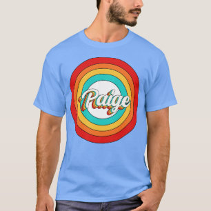 Camiseta Paige Name Shirt Vintage Paige Circle