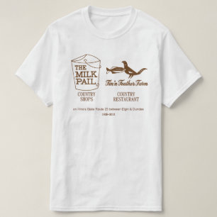 Camiseta Pail Leche - Finn Feather Farm, Dundee, Illinois