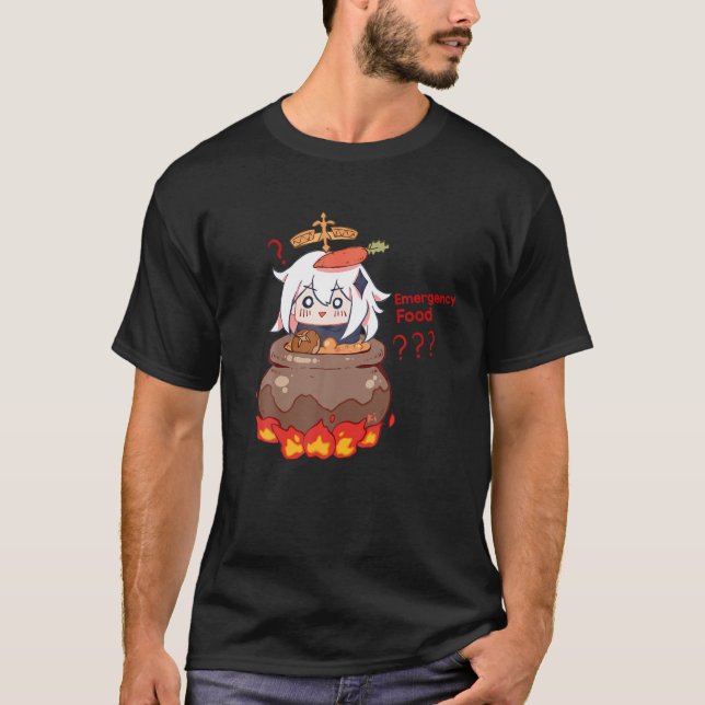 Camiseta Paimon-Genshin-Impact-Emergency-Impact (Anverso)