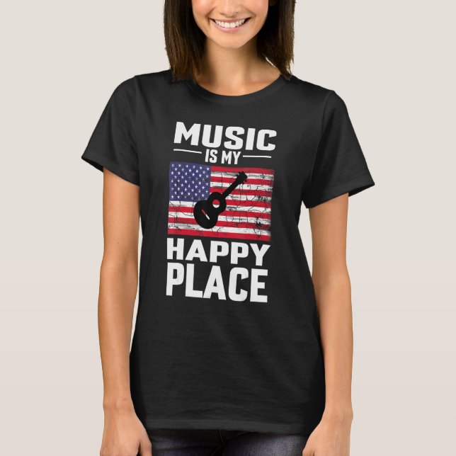 Camiseta Pain of the Composer's Creation Music Is My Happy  (Anverso)