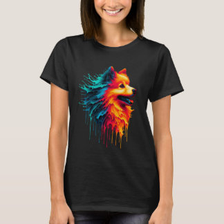 Camiseta Paint Art Schipperke Schipperkes