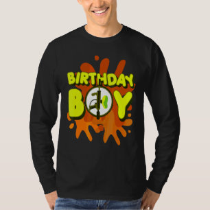 Camiseta Paint Birthday Boy Sport Team Paintball