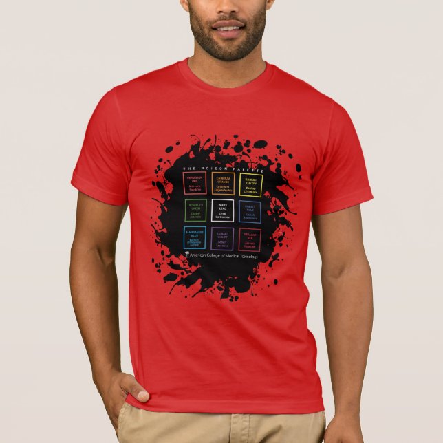 Camiseta Paint de paleta de envenenamiento ACMT (Anverso)