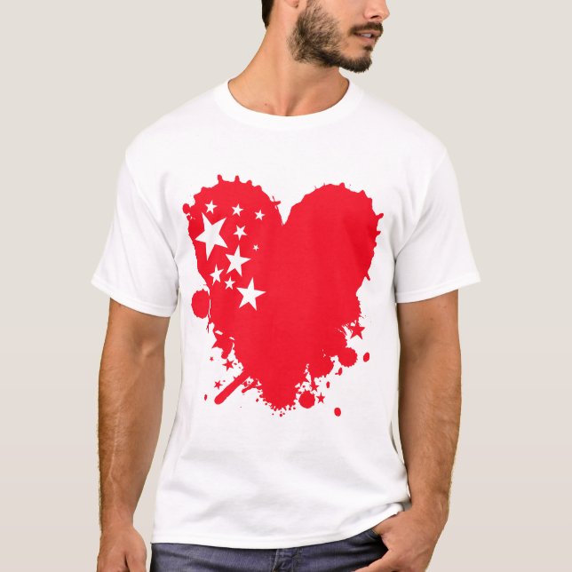 Camiseta Paint Love Heart (Anverso)
