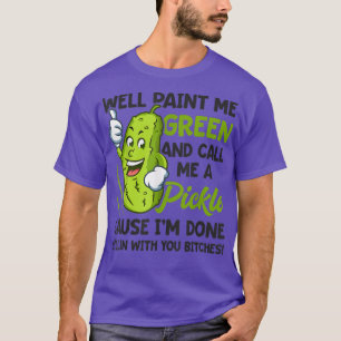 Camiseta Paint Me Green Y Llámame Vegetariano De Pollitos