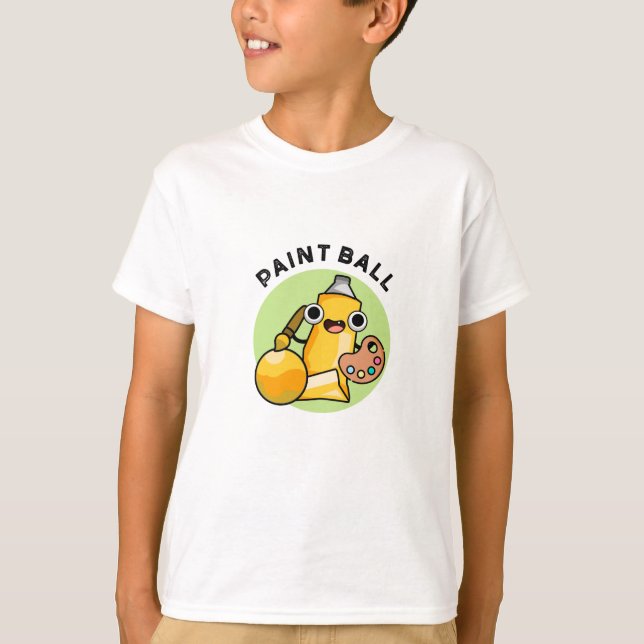 Camiseta Paint Pun, divertido (Anverso)