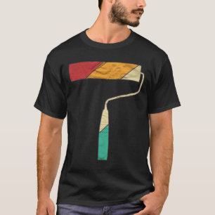 Camiseta Paint Roller Retro Craftsman Motif