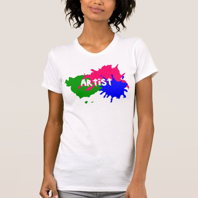 Camiseta Paint Splatter (Anverso)