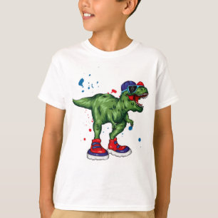 Camiseta Paint Splatter Dinosaur T-Shirt