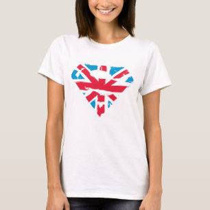 Camiseta Paint Strokes British S-Shield