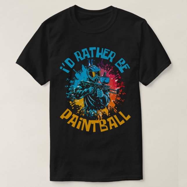 Camiseta Paintball (Diseño del anverso)
