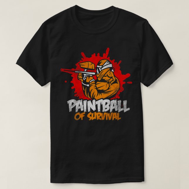 Camiseta Paintball (Diseño del anverso)