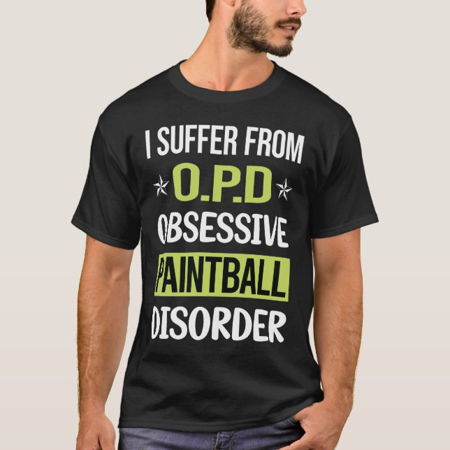 Camiseta Paintball de Amor Obsesivo (Anverso)