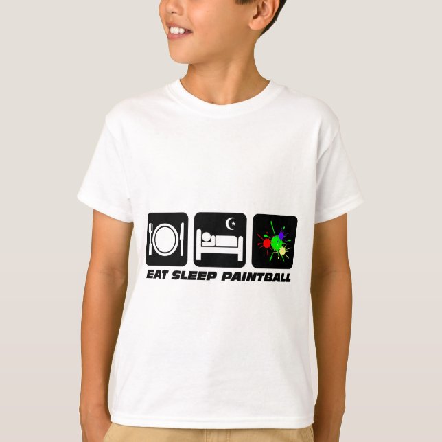 Camiseta Paintball divertido (Anverso)