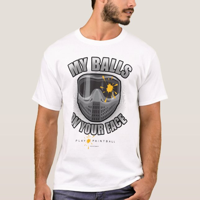 Camiseta Paintball en su cara (Anverso)
