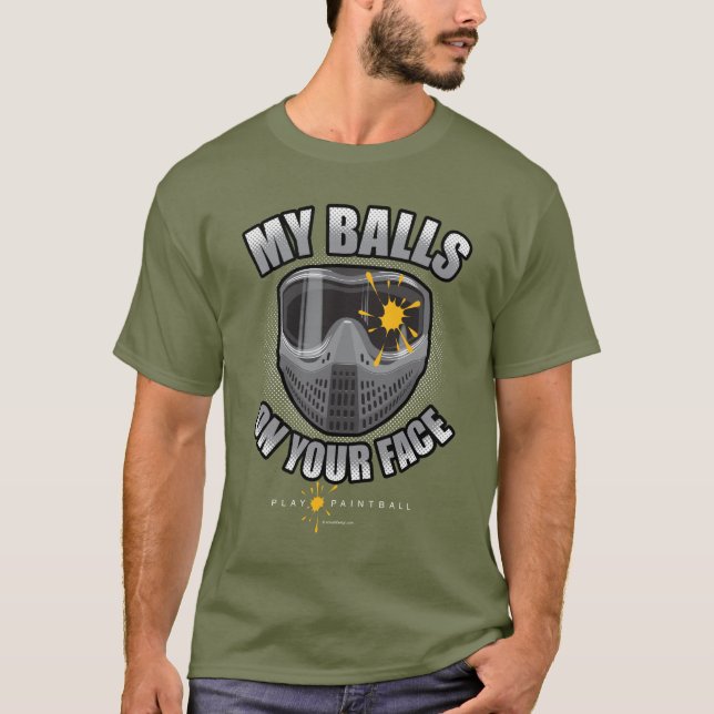 Camiseta Paintball en su cara (Anverso)