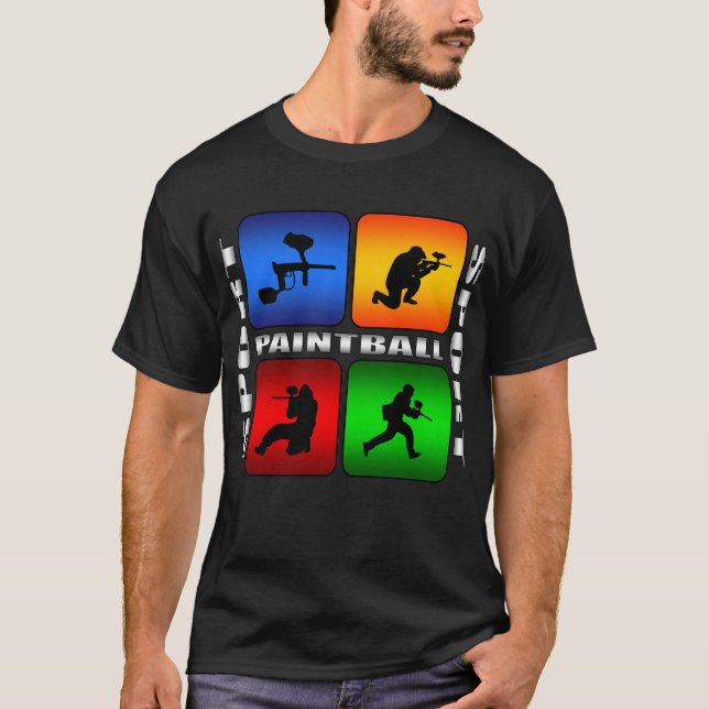Camiseta Paintball espectacular (Anverso)