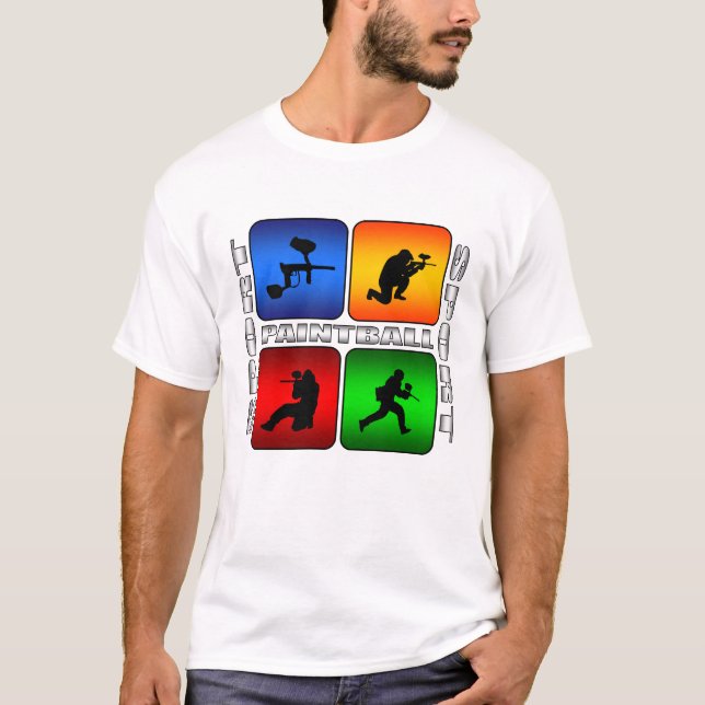 Camiseta Paintball espectacular (Anverso)