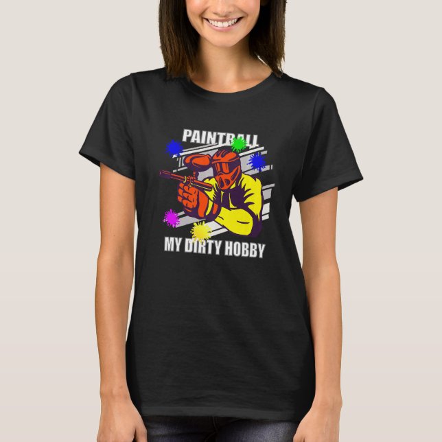 Camiseta Paintball My Dirty Hobby (Anverso)