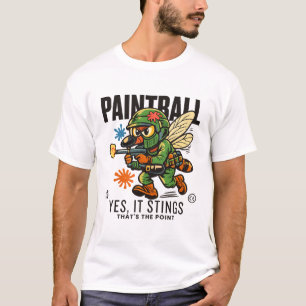 Camiseta Paintball: pica, ese es el punto