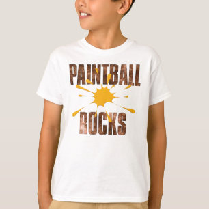 Camiseta Paintball Rocks (marrón)