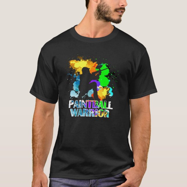 Camiseta Paintball Warrior Paintball Markers Paintballer (Anverso)