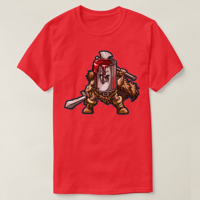 Camiseta Paintcan the Barbarian (Diseño del anverso)