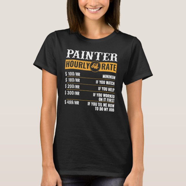Camiseta Painter Hourrate Painter (Anverso)