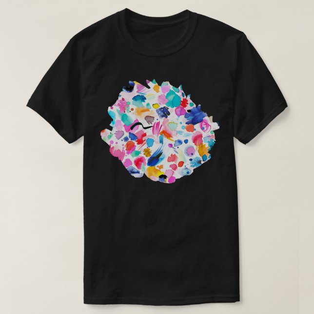 Camiseta Paintere Scribbles White (Diseño del anverso)