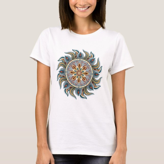 Camiseta Painterly Mandala (Anverso)