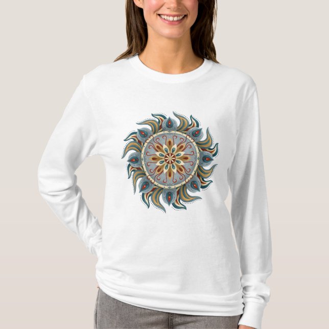 Camiseta Painterly Mandala (Anverso)