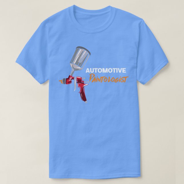 Camiseta Paintólogo automotriz (Diseño del anverso)