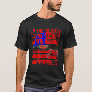 Camiseta País amante del patriotismo rezando en Estados Uni