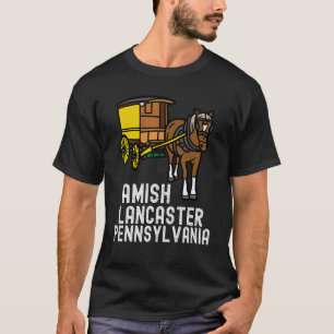 Camiseta País Amish Pensilvania  Caballo Y Carruaje 2