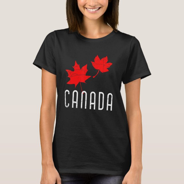 Camiseta País Canadá Hoja de arce Canadá 1 (Anverso)