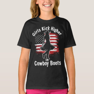 Camiseta País Chicas De Vaqueras Occidentales Patrullan En 