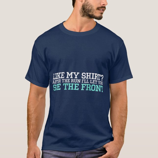 Camiseta País cruzado con impresión trasera divertida (Anverso)